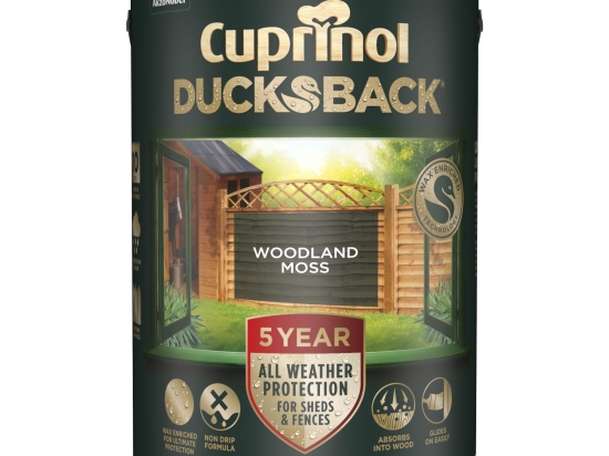 Cuprinol CX 5 Year Ducksback Woodland Moss - 5 Litre