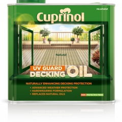 Cuprinol CX UV Guard Decking Oil Natural 5 Litre