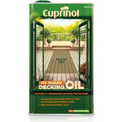 Cuprinol CX UV Guard Decking Oil Nat/Oak 5 Litre
