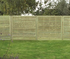 Slatted Fence Panel